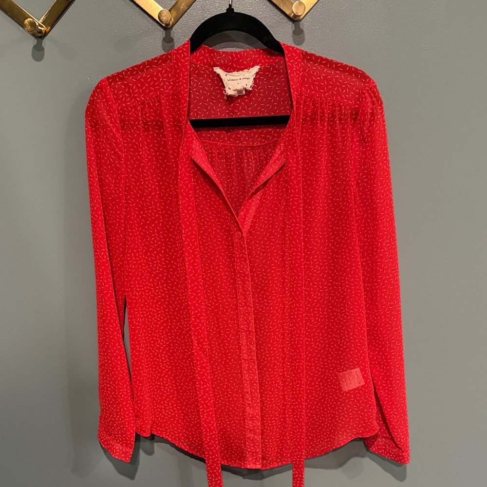 URBAN OUTFITTERS Red Women's Top